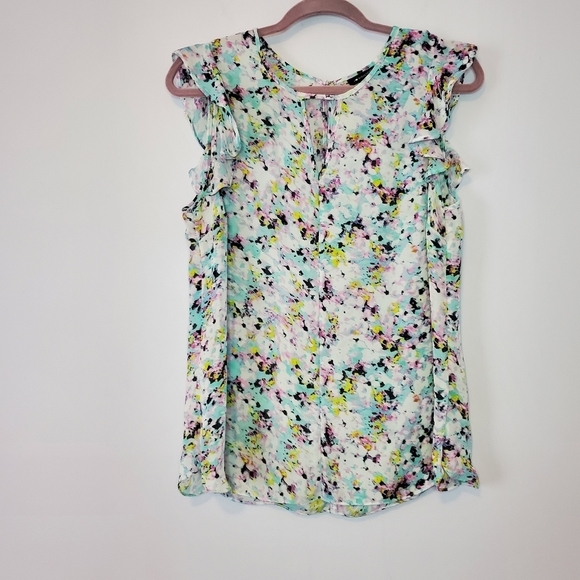 I Heart Ronson Large Work Office Blouse Ruffles - Picture 12 of 14